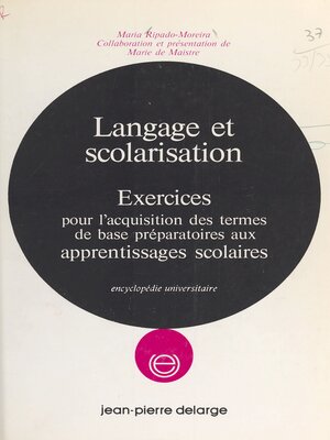 cover image of Langage et scolarisation